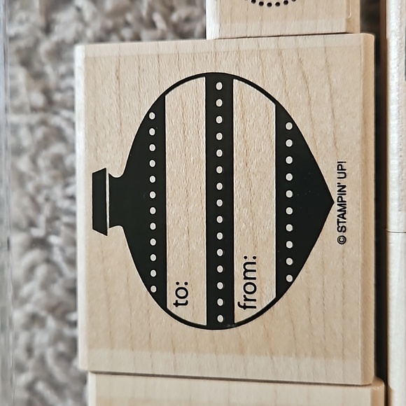 Set of 7 NEW Ornament Stamps - Picture 3 of 9